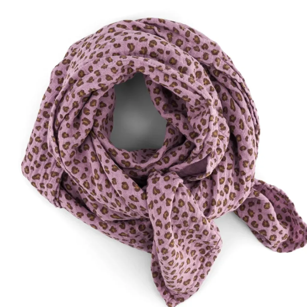 Rose In April Lange Bianca Léopard Mauve - Hot