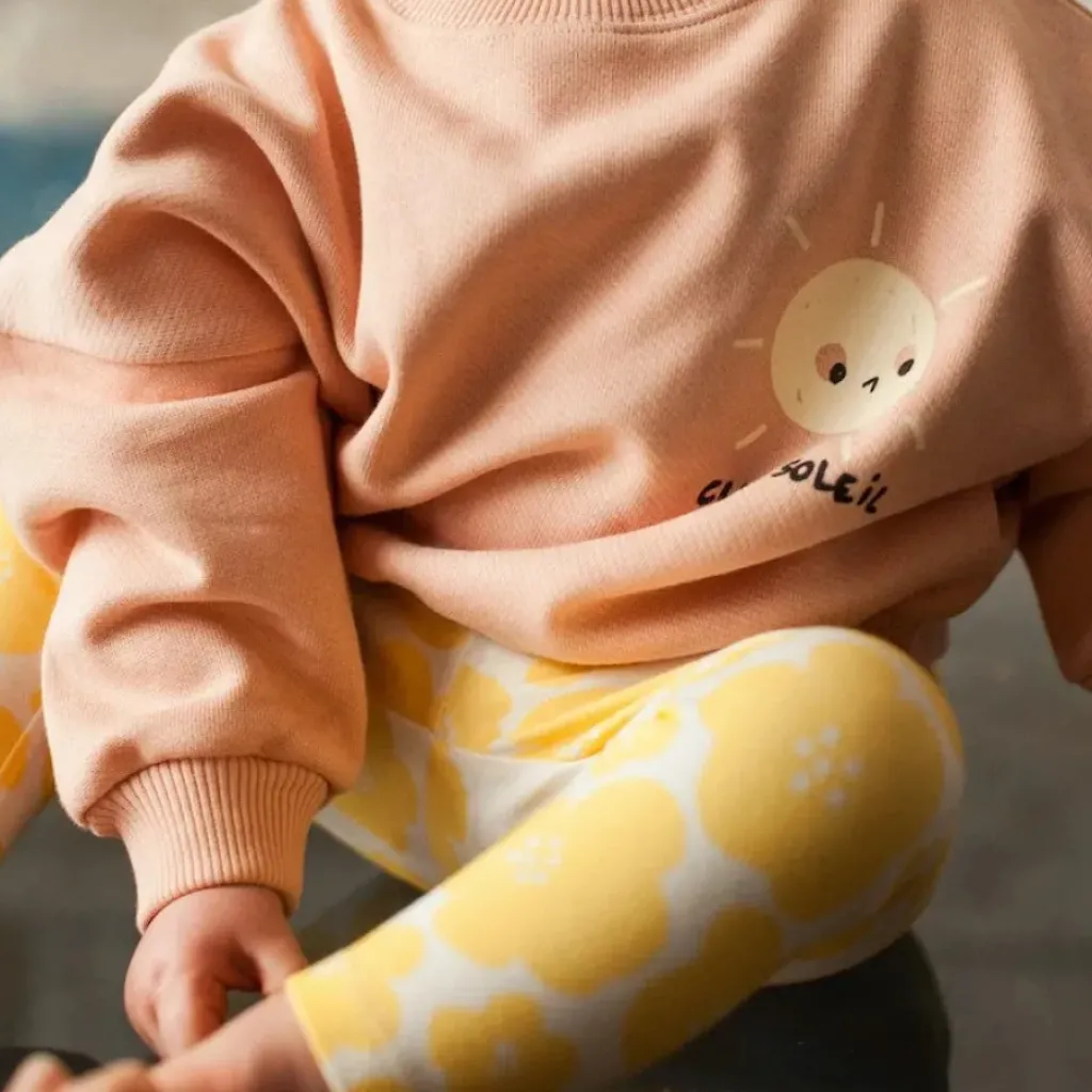 Apaches Collections Legging Jayane Flora Bold Citron - Discount