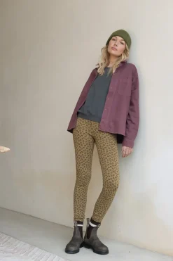 Marlot Paris Legging Mika Leopard Bronze - Clearance