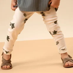 Studio Bohème Legging Rom Pom Ecru Fraicheur Discount