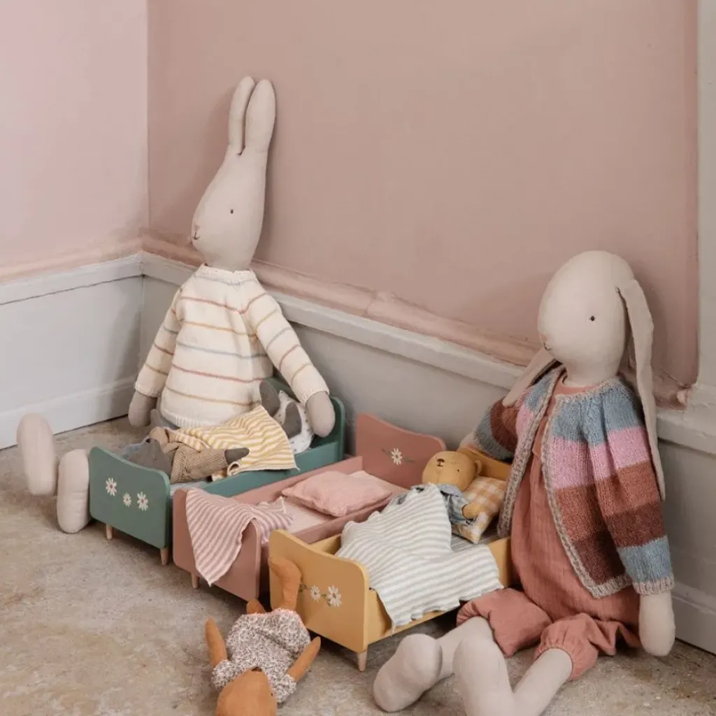 Maileg Lit en Bois Vert - Discount