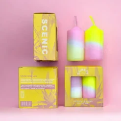 Pink Stories Lot de 2 Bougies Rainbow Scenic - Best