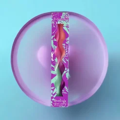 Pink Stories Lot de 2 Bougies Torsadés Dip Dye Miami Purple - Clearance