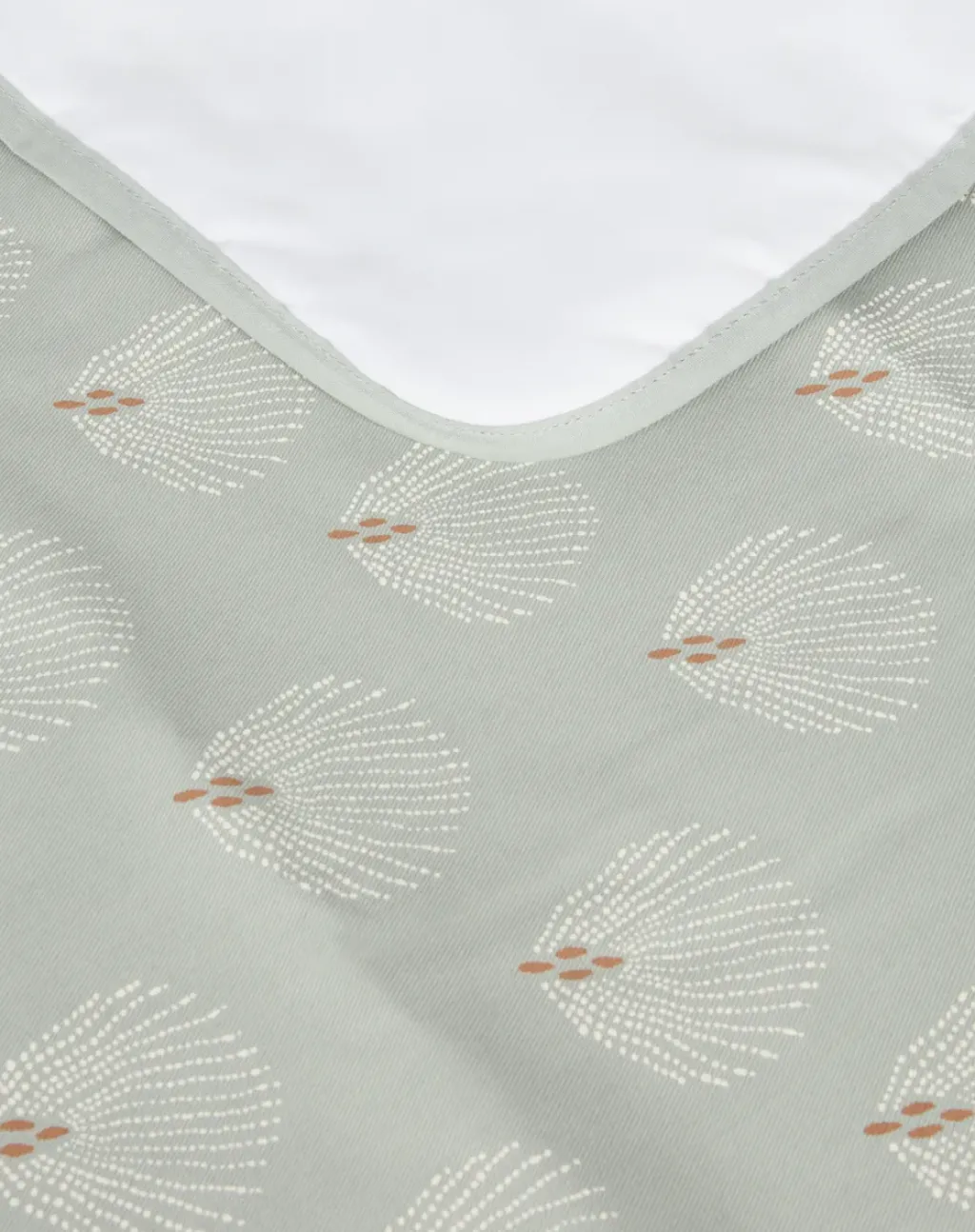 nobodinoz Matelas à Langer White Gasby / Anthique Green - Outlet