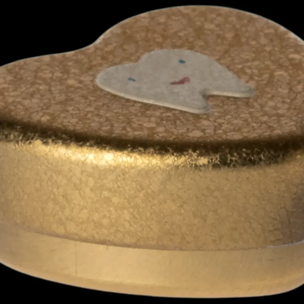 Maileg Mini Boite à Dents Cœur Doré - Clearance