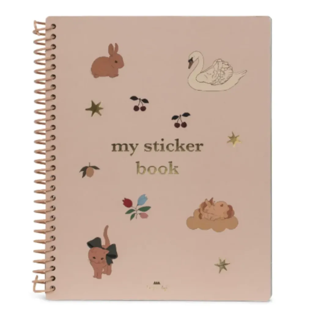 Konges Slojd Mon Carnet d'Autocollants Blush - Hot