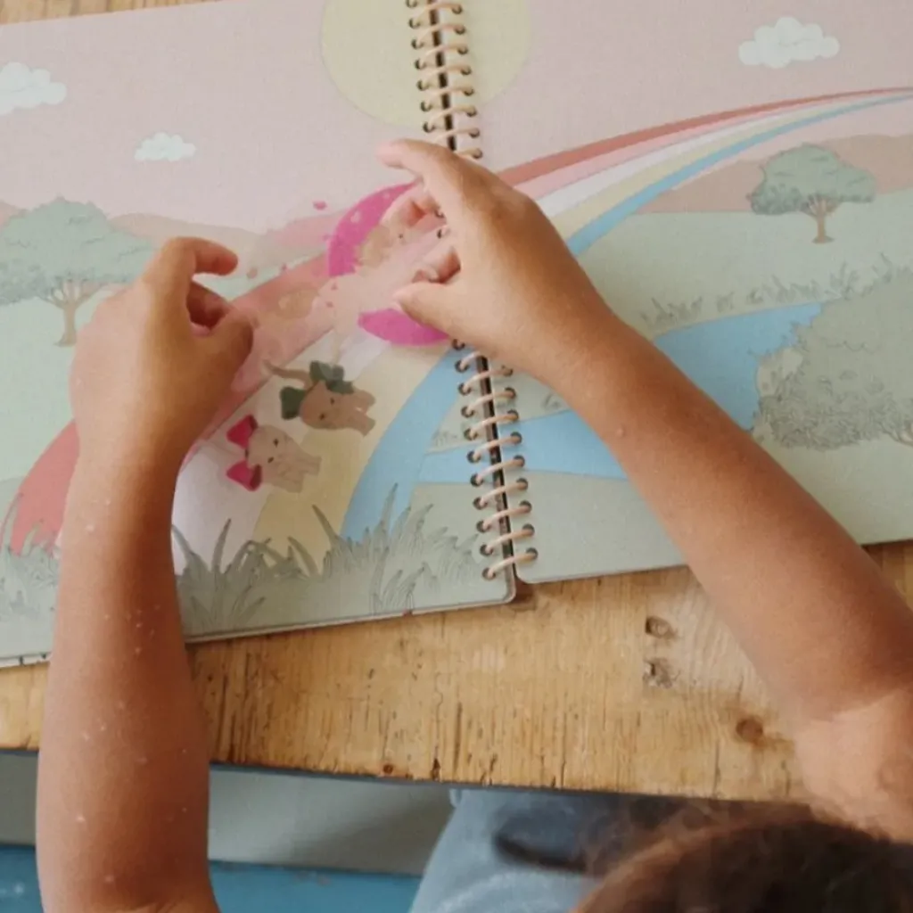 Konges Slojd Mon Carnet d'Autocollants Blush - Hot