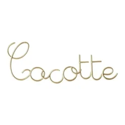 Petit Toi Mot Métal "Cocotte" - Atelier Jasmin Outlet