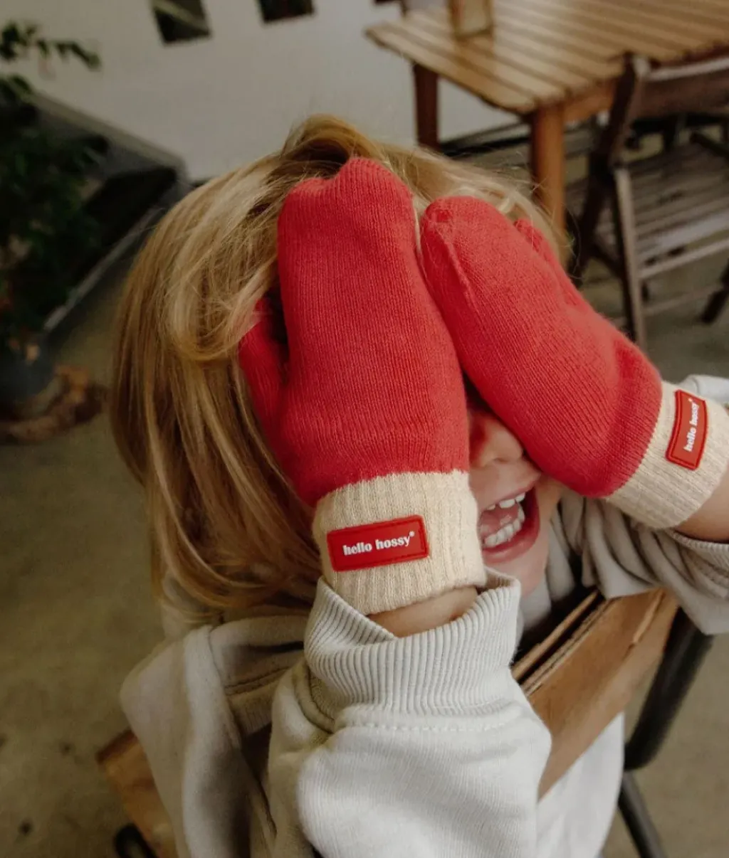 Hello Hossy Moufles Hotty Framboise - Clearance