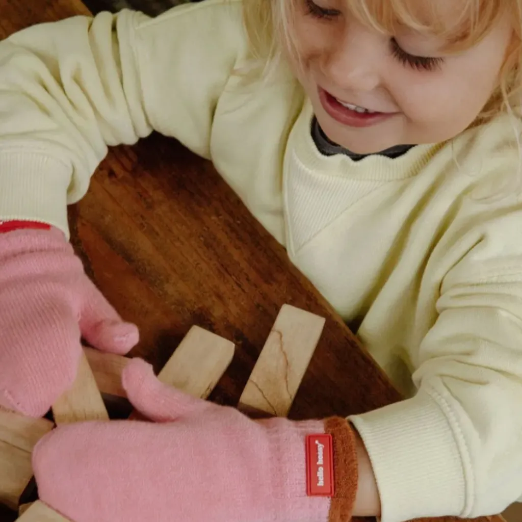 Hello Hossy Moufles Hotty Pink - Fashion