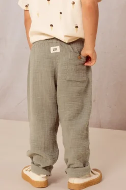 Studio Bohème Pantalon Cousin Green Gray - Discount