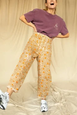 Apaches Collections Pantalon Sari Marguerite Olive - Clearance