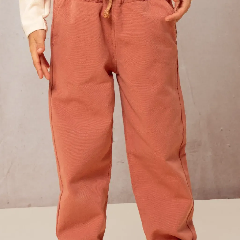 Studio Bohème Pantalon Serge Terra Pink - Outlet