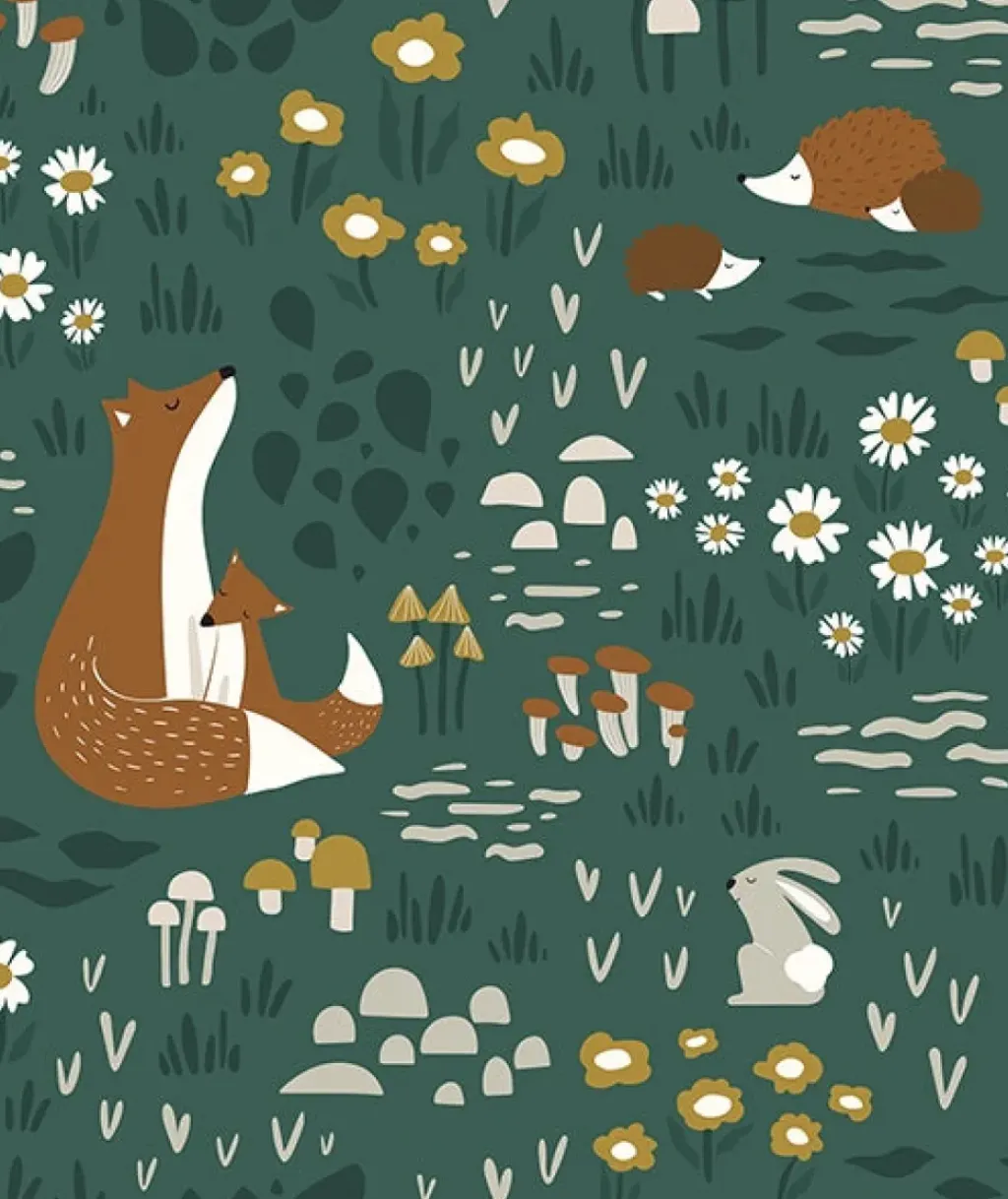 Lilipinso Papier Peint Animaux de la Forêt - Sale