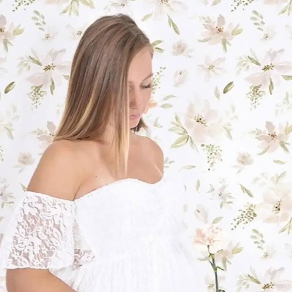 Lilipinso Papier Peint Aquarelle Grandes Fleurs - Clearance