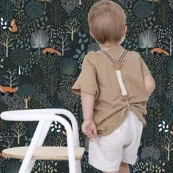 Lilipinso Papier Peint Arbres & Animaux De La Forêt – Clearance