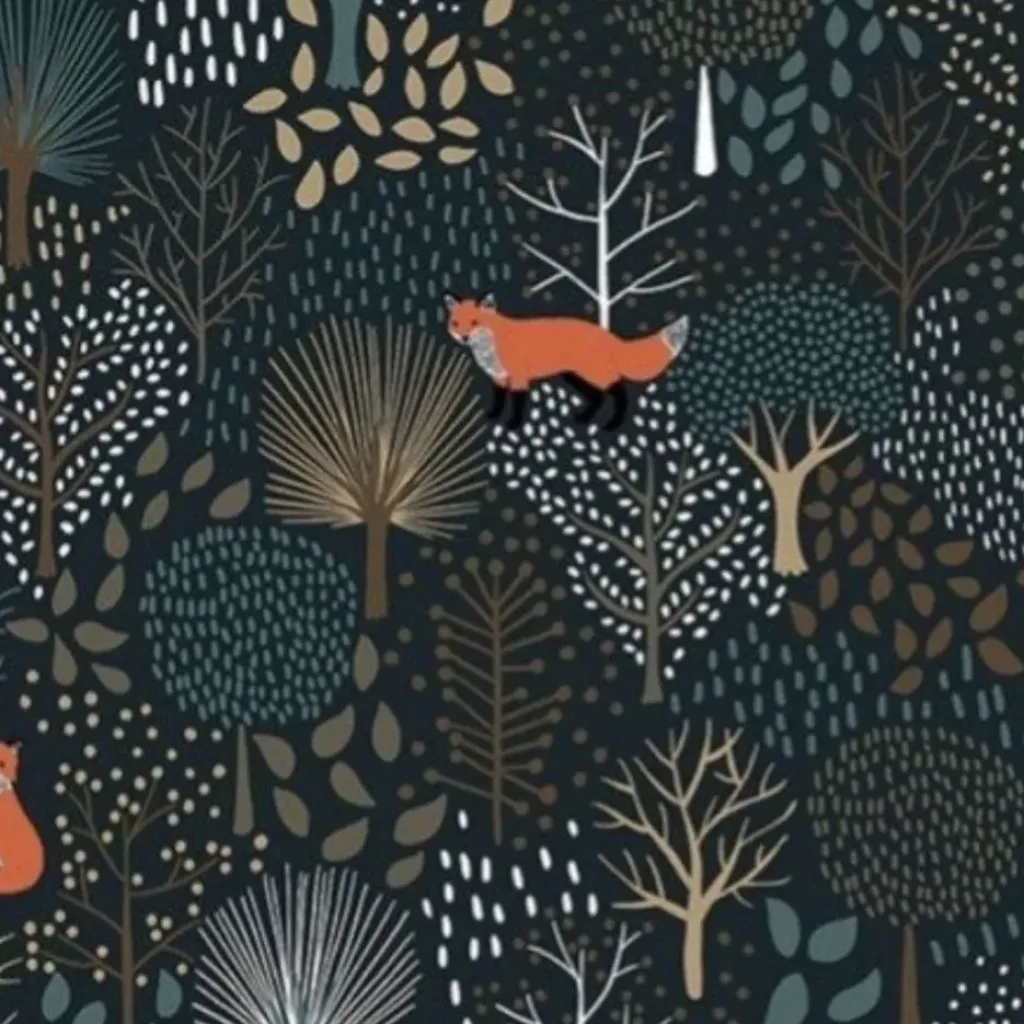 Lilipinso Papier Peint Arbres & Animaux De La Forêt – Clearance