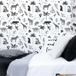Lilipinso Papier Peint Black Majik Animaux de la Savane - Hot
