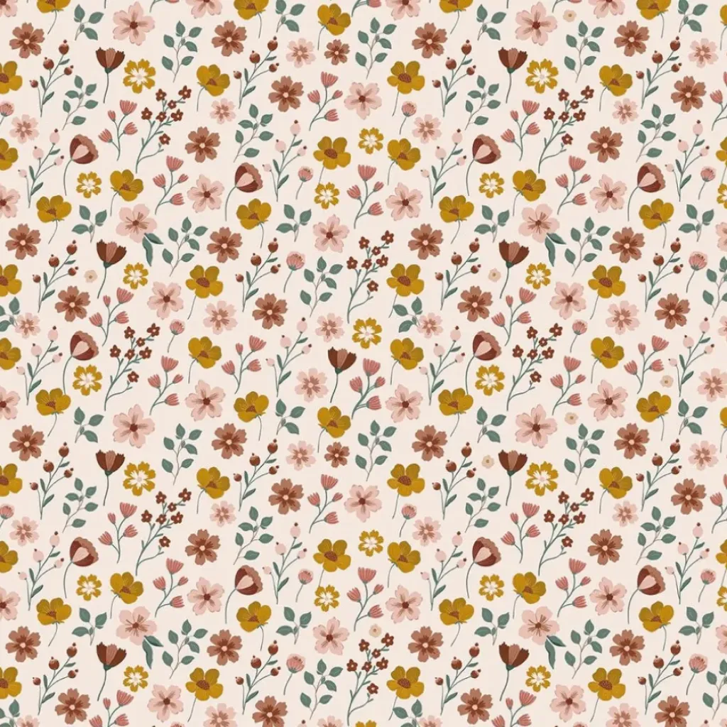 Lilipinso Papier Peint Capucine Fleurs sur Tige - Hot