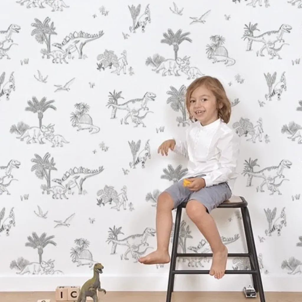 Lilipinso Papier Peint Dinosaures - Discount