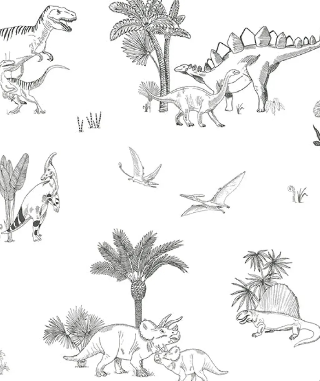 Lilipinso Papier Peint Dinosaures - Discount