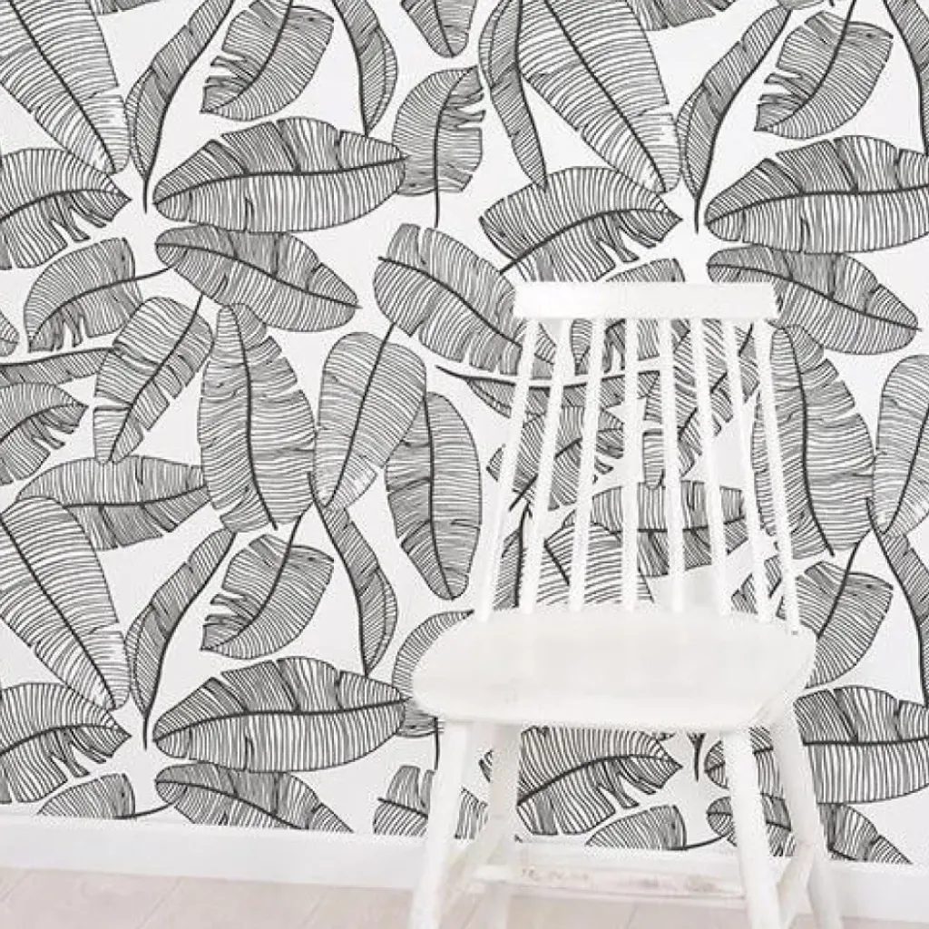 Lilipinso Papier Peint Feuilles Tropicales - Sale