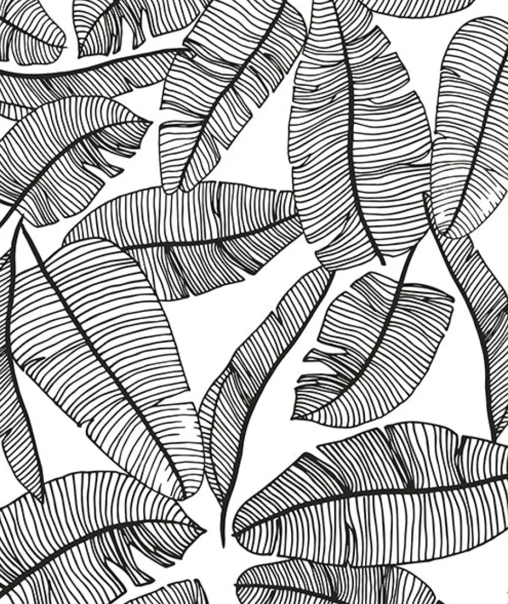 Lilipinso Papier Peint Feuilles Tropicales - Sale