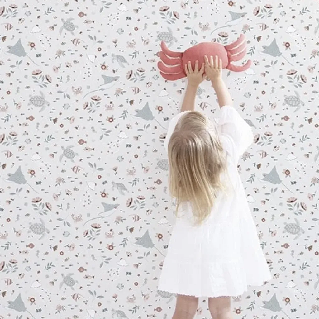 Lilipinso Papier Peint Fleurs Animaux Aquatiques - Online