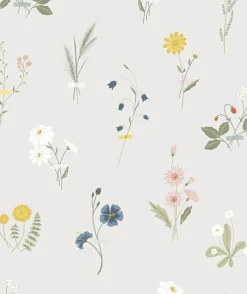 Lilipinso Papier Peint Fleurs des Champs - New