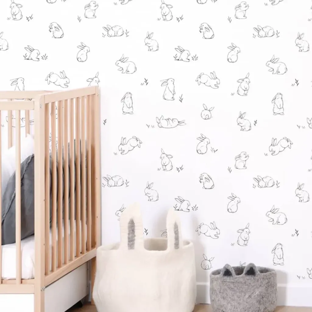 Lilipinso Papier Peint Lapins - Discount