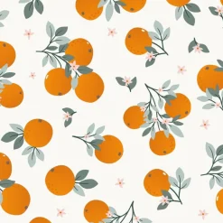 Lilipinso Papier Peint Louise Oranges - Outlet