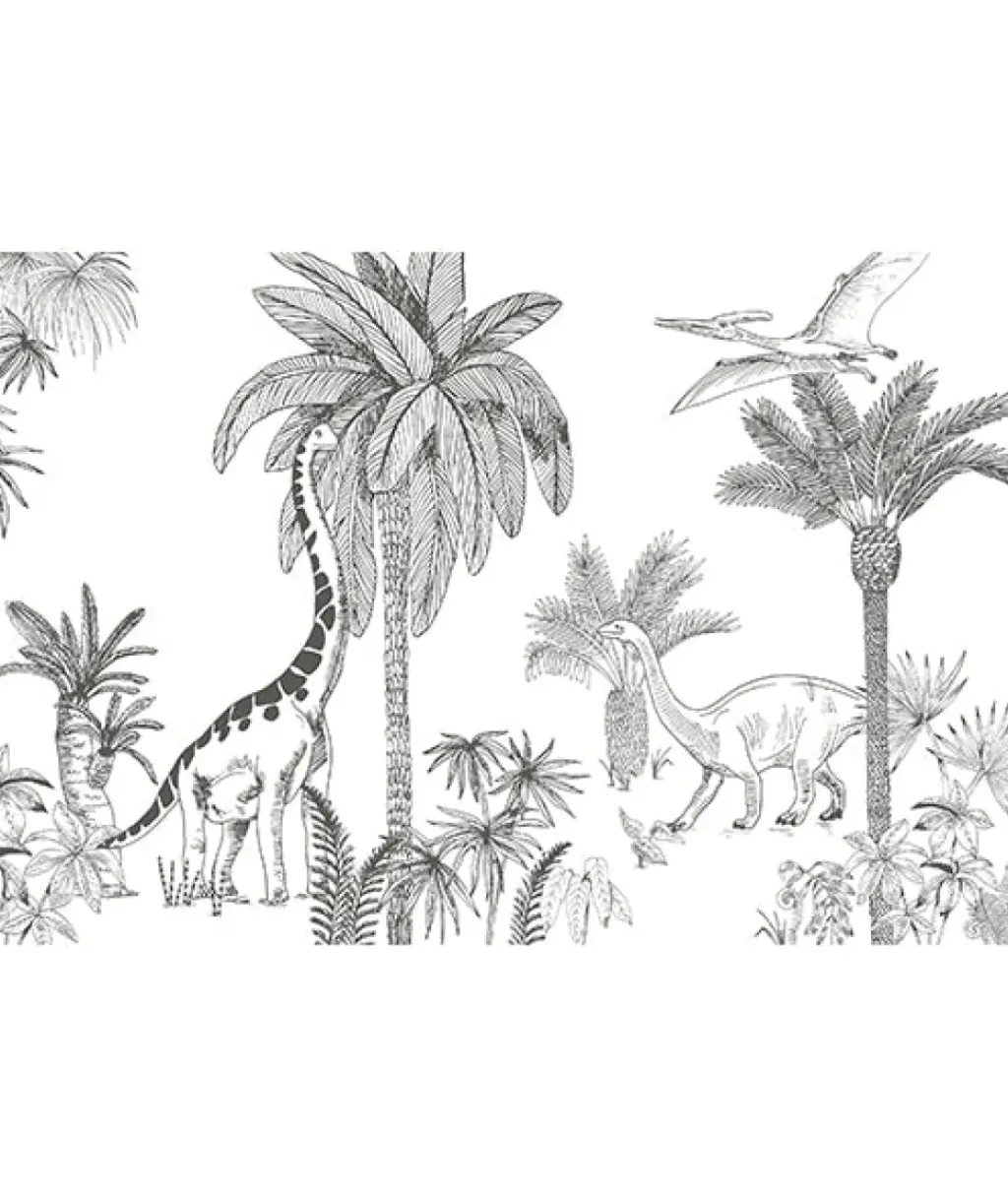 Lilipinso Papier Peint Panoramique Dinosaures - Discount