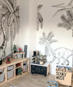 Lilipinso Papier Peint Panoramique Dinosaures - Discount