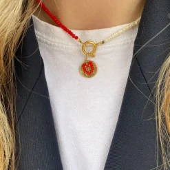 Camille Enrico Pendentif Amulette Mon Cœur - Clearance