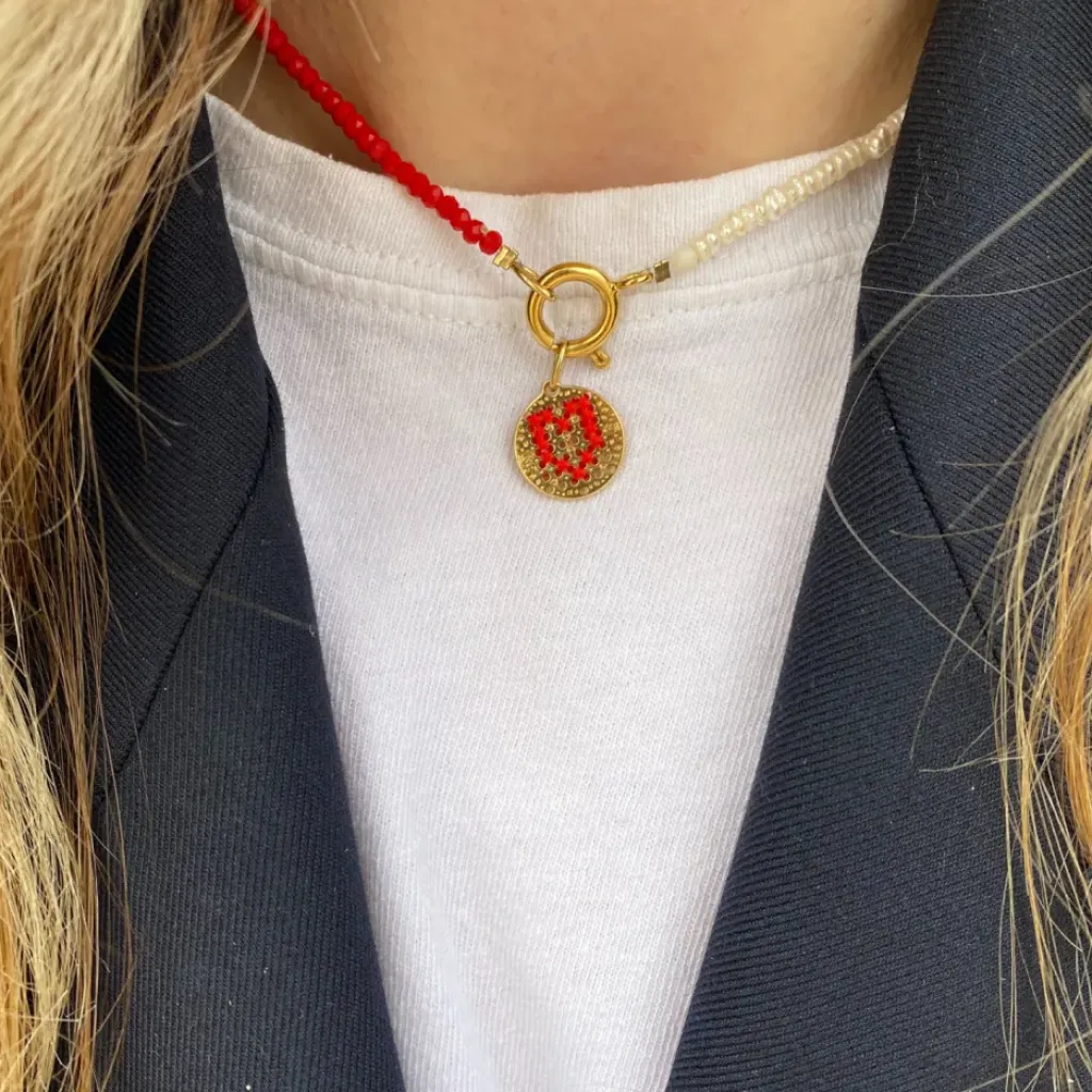 Camille Enrico Pendentif Amulette Mon Cœur - Clearance