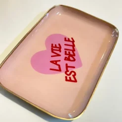 Cabinet Mode Thérapie Paris Petit Plateau "La Vie est Belle" - Cabinet Mode Thérapie Sale