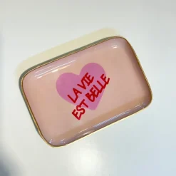 Cabinet Mode Thérapie Paris Petit Plateau "La Vie est Belle" - Cabinet Mode Thérapie Sale