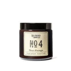 Les Choses Simples Petite Bougie N°4 "Fleurs d'Oranger" - Clearance