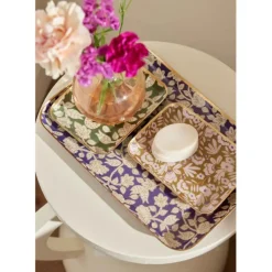 Bonheur du Jour Plateau Bohème à Fleurs Tiny Curry - Discount