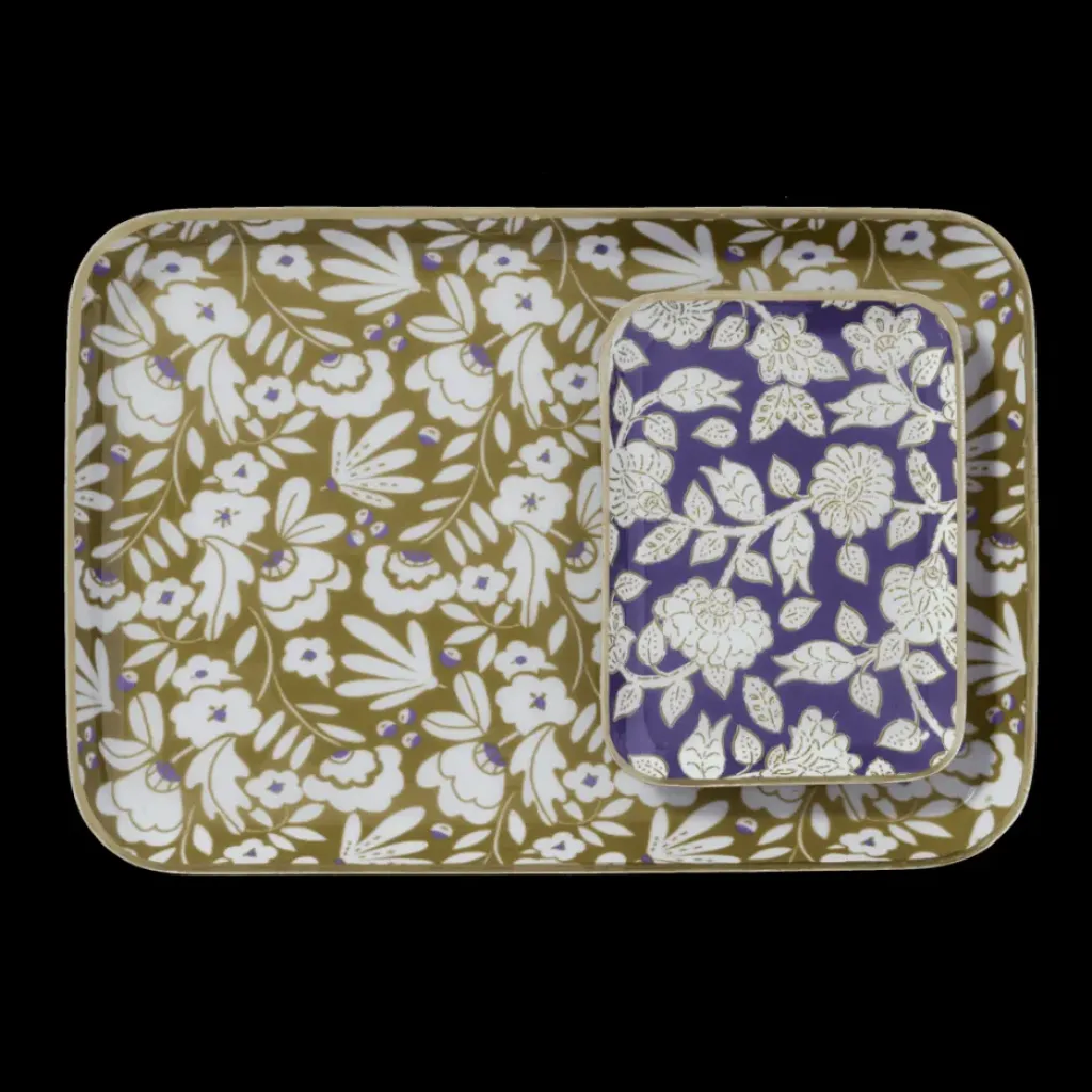 Bonheur du Jour Plateau Bohème à Fleurs Tiny Violine - Best