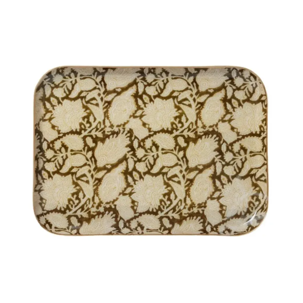 Bonheur du Jour Plateau Guest Chandra Kaki - Clearance