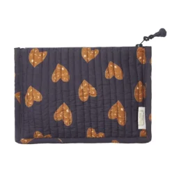 Bonheur du Jour Pochette Cœur Anthracite - Sale