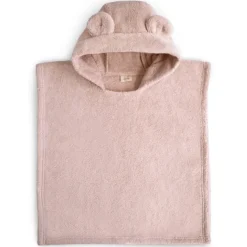 Mushie Poncho Ourson Rose - Sale