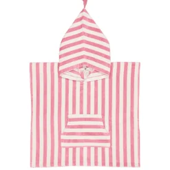 Rose In April Poncho Suzon Rayures Strawberry - Sale