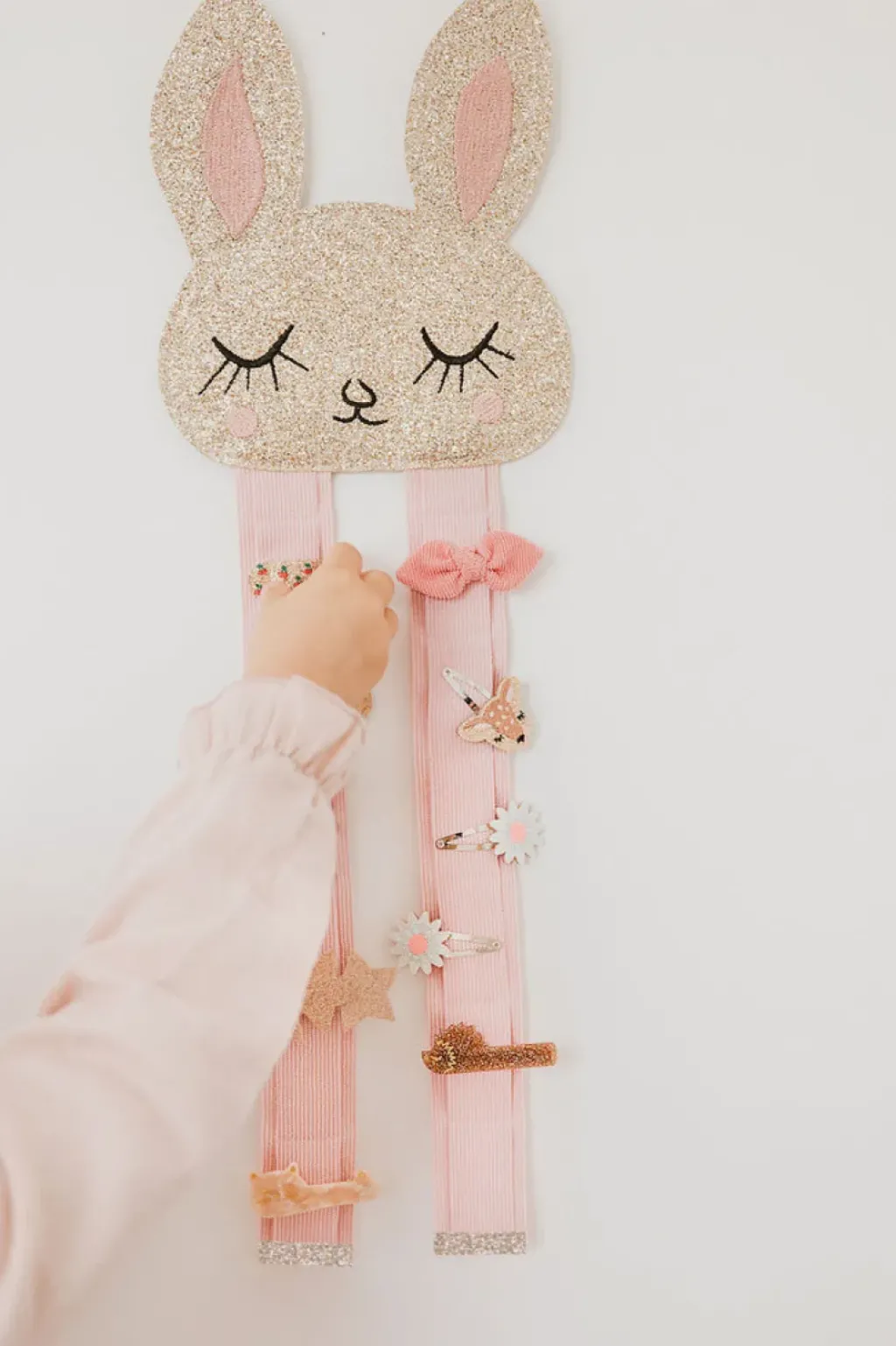 Luciole et Petit Pois Porte Barrettes Mural Lapin - Sale