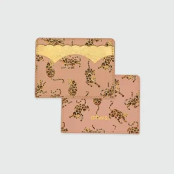 All The Way To Say Porte Cartes Leopard Rose - Hot