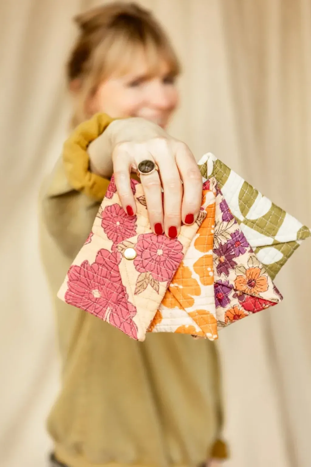 Apaches Collections Porte Monnaie Pop Corn Olive - Sale