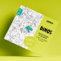 OMY Poster à Colorier Dinos - Discount