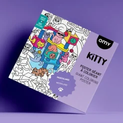 OMY Poster à Colorier Kitty - Best