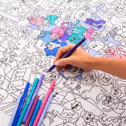 OMY Poster à Colorier Kitty - Best